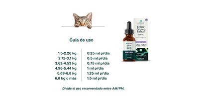 Feline Stress Releaf 180 mg Calming CBD Oil For Cats (Gatos)