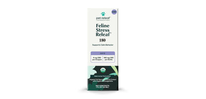 Feline Stress Releaf 180 mg Calming CBD Oil For Cats (Gatos)